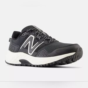 NEW BALANCE 410 v8 Trail Running Shoes BLK & WHITE Womens Size 6.5